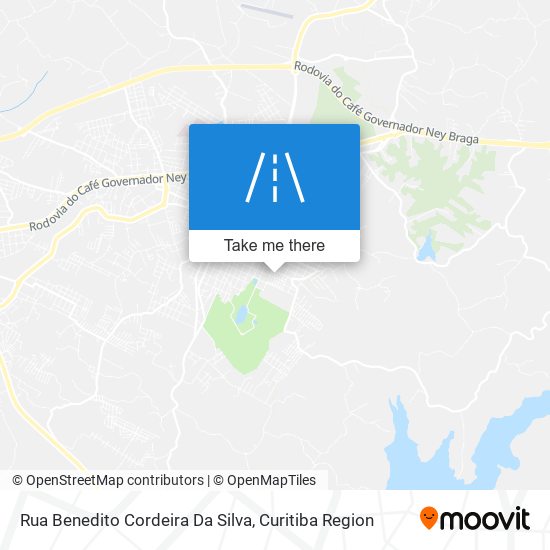 Rua Benedito Cordeira Da Silva map