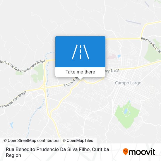 Rua Benedito Prudencio Da Silva Filho map