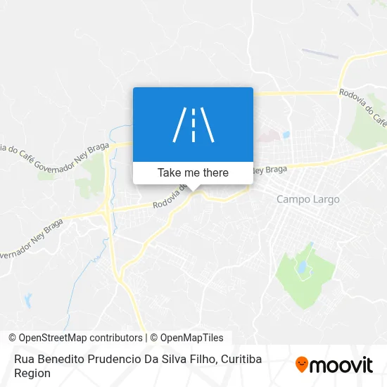 Rua Benedito Prudencio Da Silva Filho map