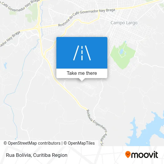Rua Bolívia map
