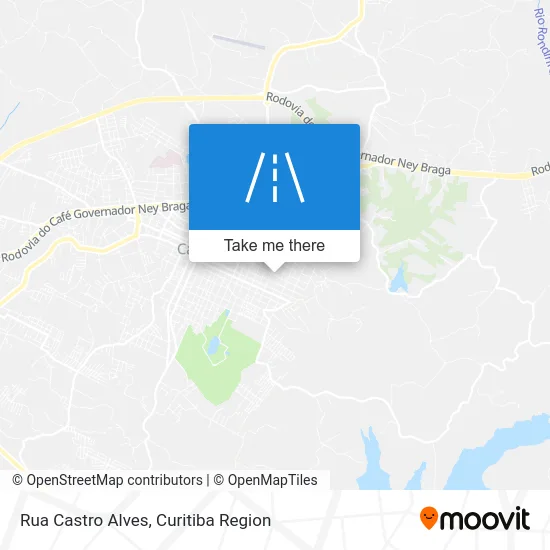 Rua Castro Alves map