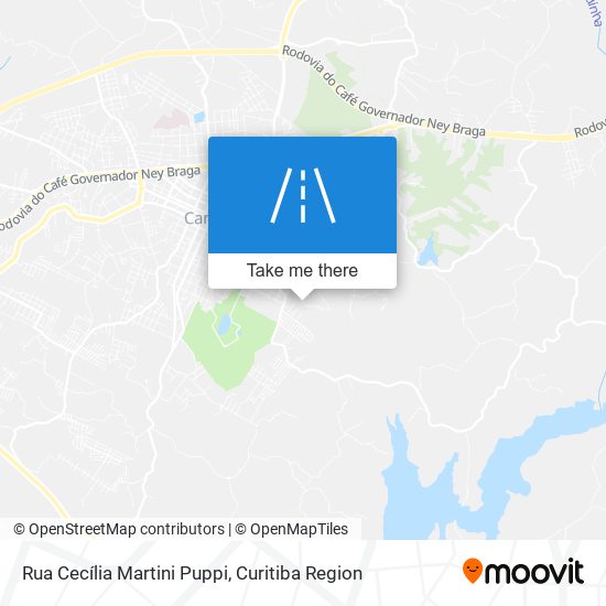 Rua Cecília Martini Puppi map