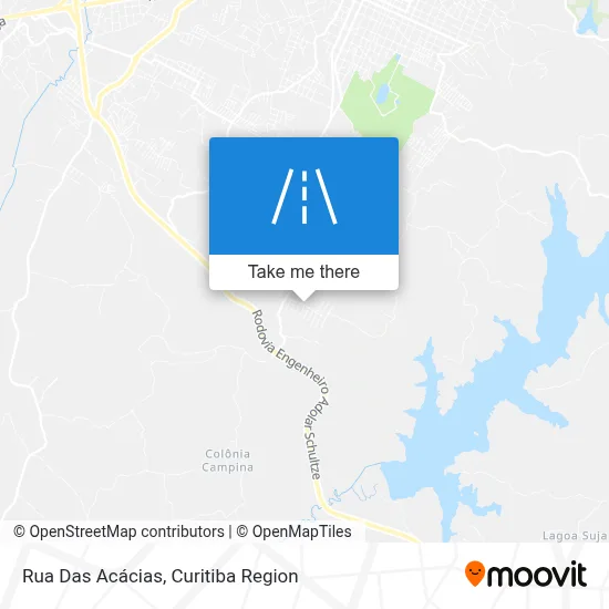 Rua Das Acácias map