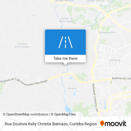 Rua Doutora Kelly Christie Balinazo map