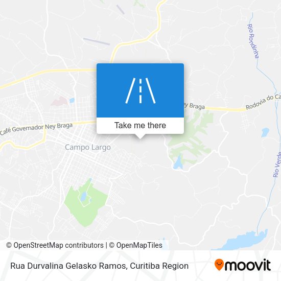 Rua Durvalina Gelasko Ramos map
