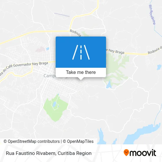 Rua Faustino Rivabem map