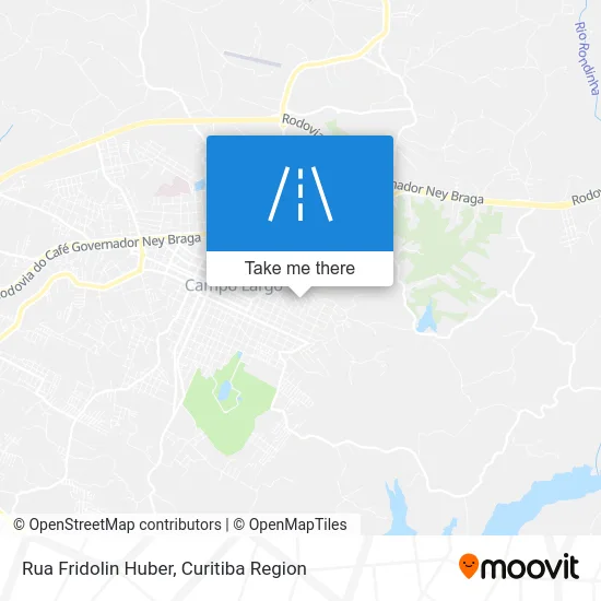 Rua Fridolin Huber map