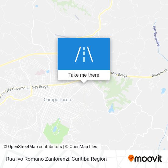 Rua Ivo Romano Zanlorenzi map