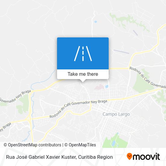 Rua José Gabriel Xavier Kuster map