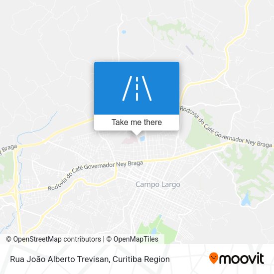 Rua João Alberto Trevisan map