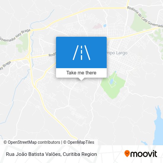 Rua João Batista Valões map