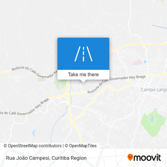 Rua João Campesi map
