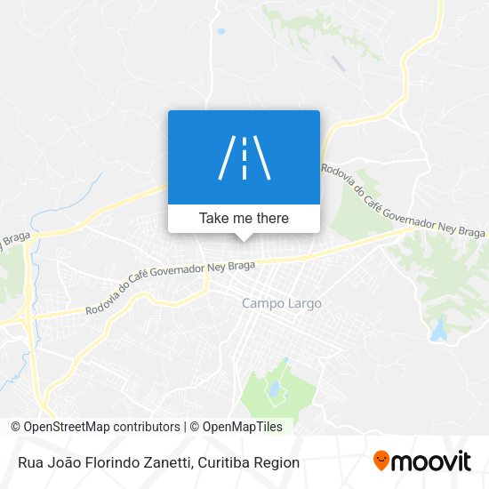 Rua João Florindo Zanetti map
