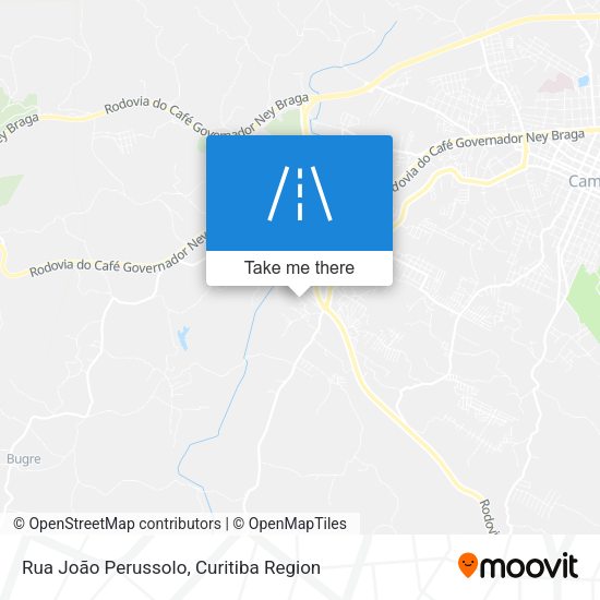 Rua João Perussolo map