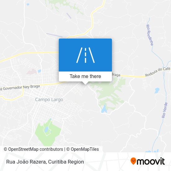 Rua João Razera map