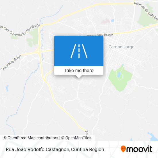Rua João Rodolfo Castagnoli map