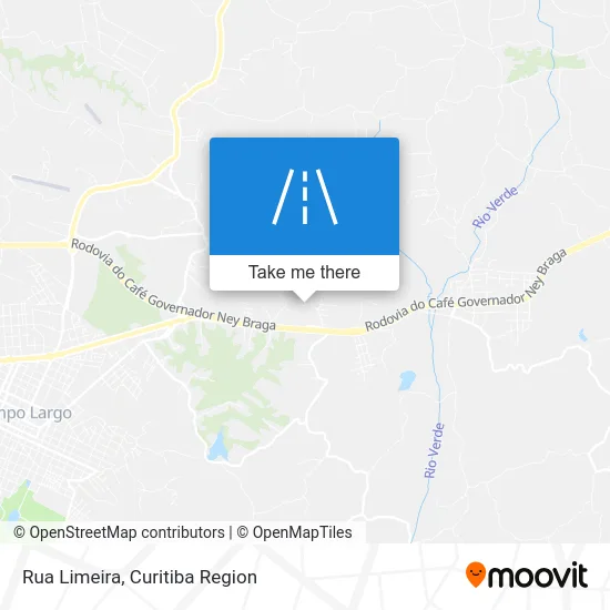 Rua Limeira map