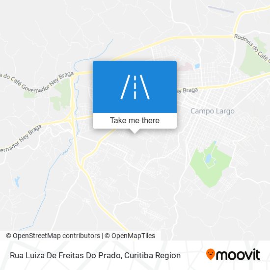 Rua Luiza De Freitas Do Prado map