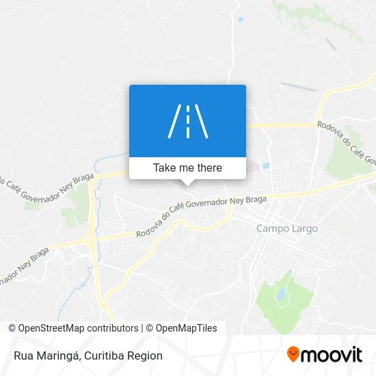 Rua Maringá map