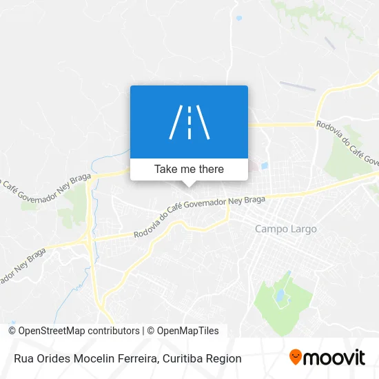 Rua Orides Mocelin Ferreira map