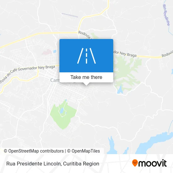 Rua Presidente Lincoln map