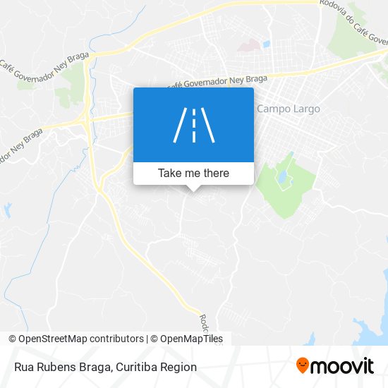 Rua Rubens Braga map