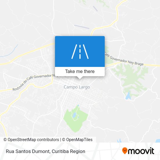 Rua Santos Dumont map