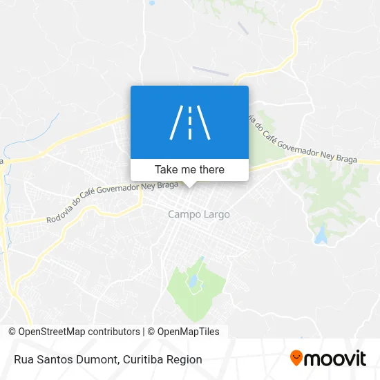 Rua Santos Dumont map