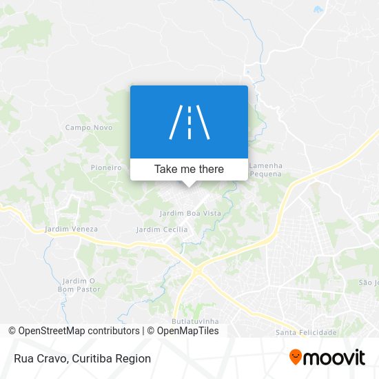 Rua Cravo map