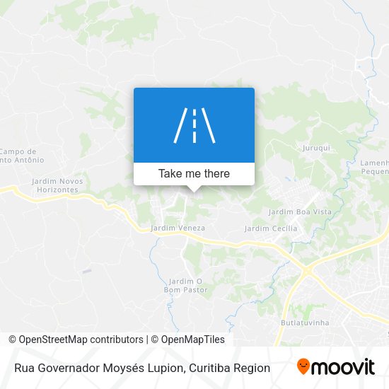 Rua Governador Moysés Lupion map