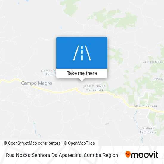 Rua Nossa Senhora Da Aparecida map