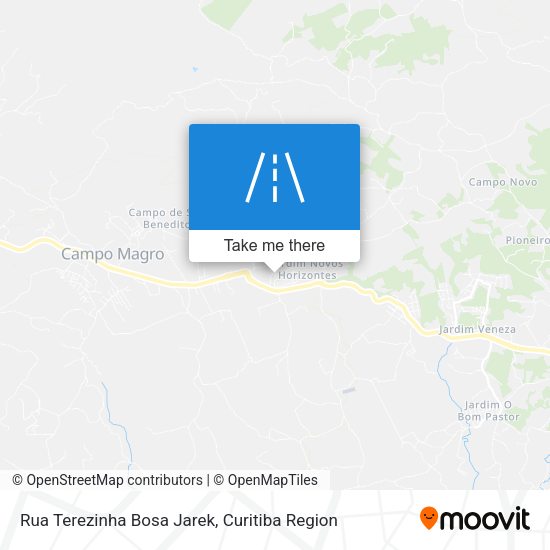 Rua Terezinha Bosa Jarek map