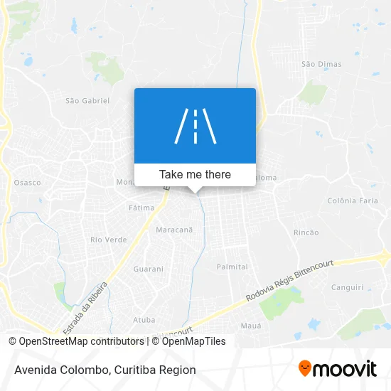 Avenida Colombo map