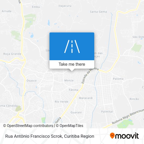 Rua Antônio Francisco Scrok map