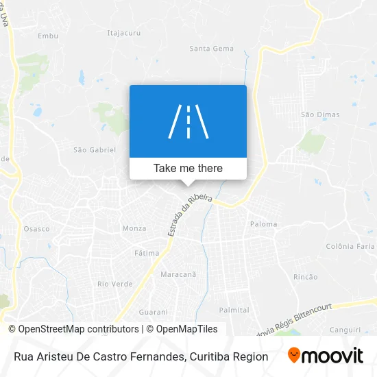 Rua Aristeu De Castro Fernandes map