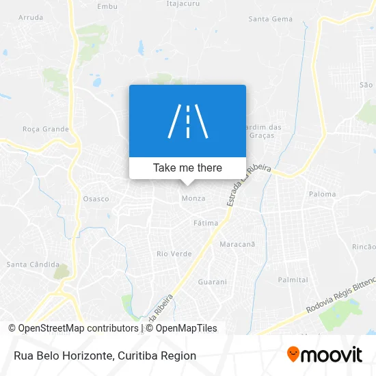 Rua Belo Horizonte map