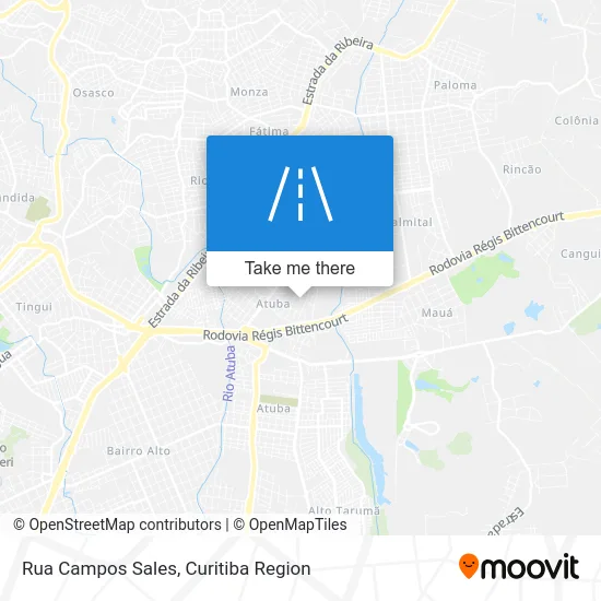Rua Campos Sales map