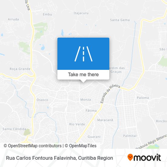 Rua Carlos Fontoura Falavinha map