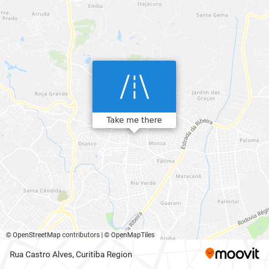 Rua Castro Alves map