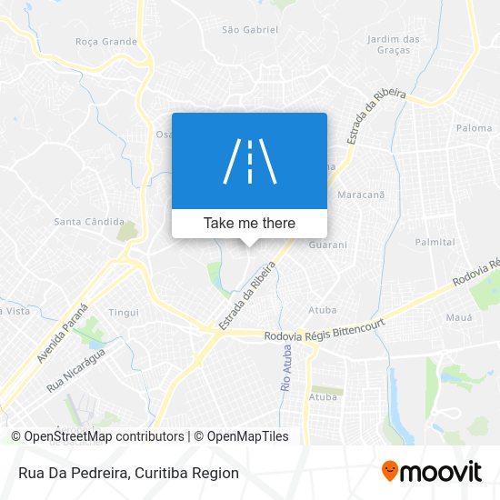 Rua Da Pedreira map