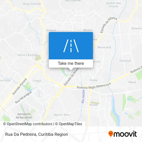 Rua Da Pedreira map