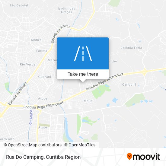 Rua Do Camping map