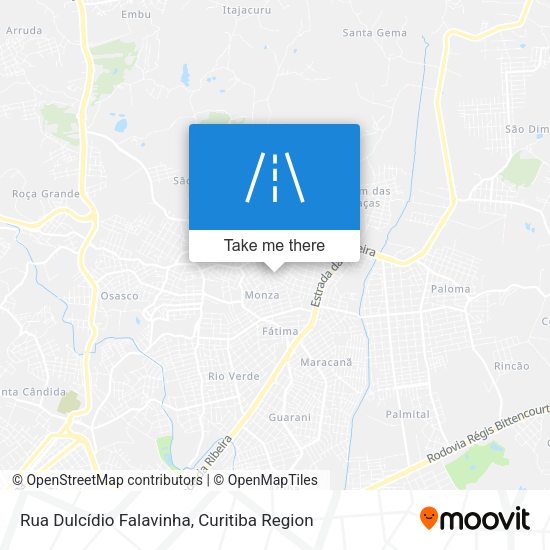 Rua Dulcídio Falavinha map