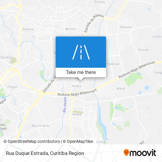 Mapa Rua Duque Estrada