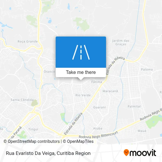 Rua Evaristo Da Veiga map