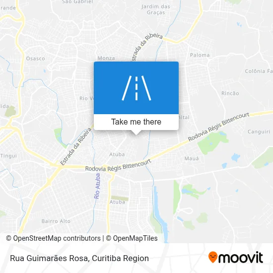 Rua Guimarães Rosa map