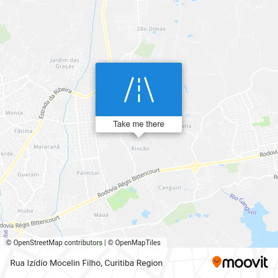 Rua Izídio Mocelin Filho map