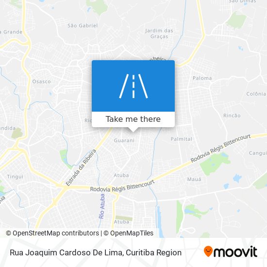 Rua Joaquim Cardoso De Lima map