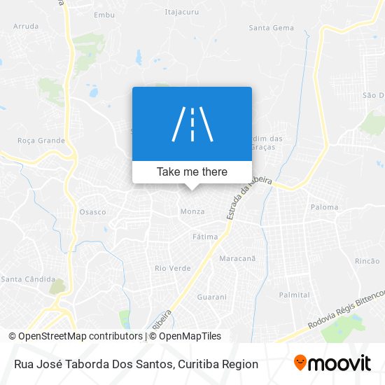 Rua José Taborda Dos Santos map