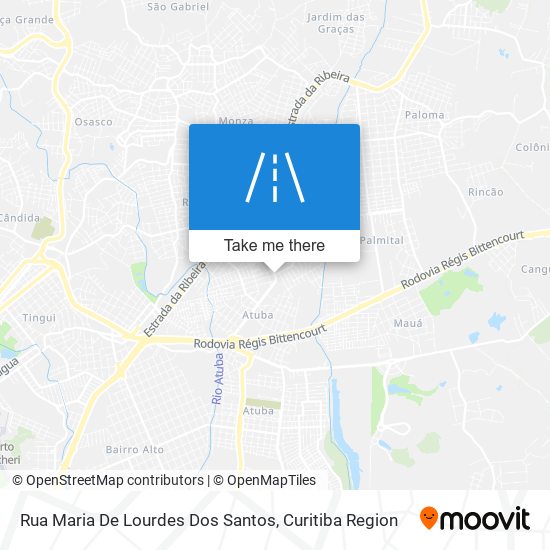 Rua Maria De Lourdes Dos Santos map